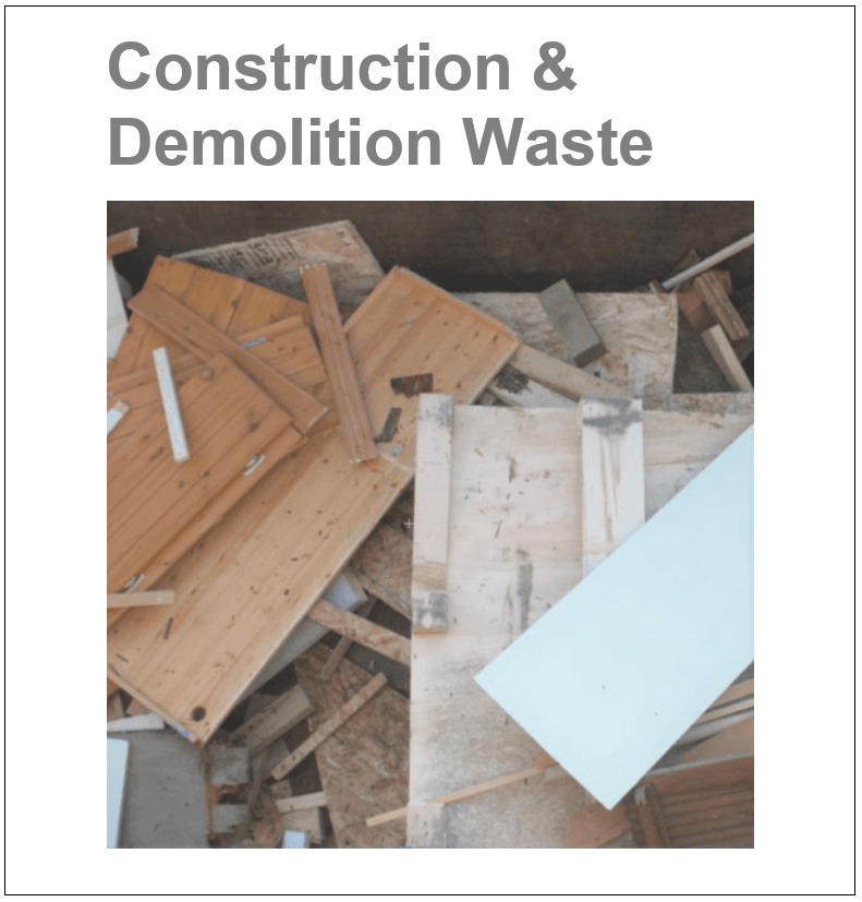 construction and demolition button