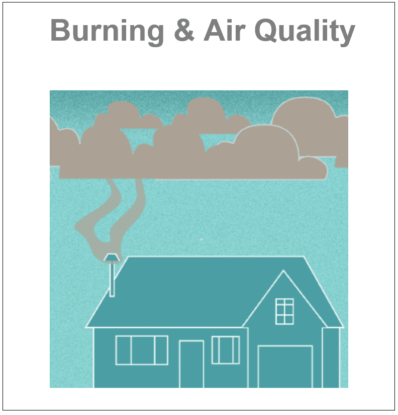 Burning and air quality button