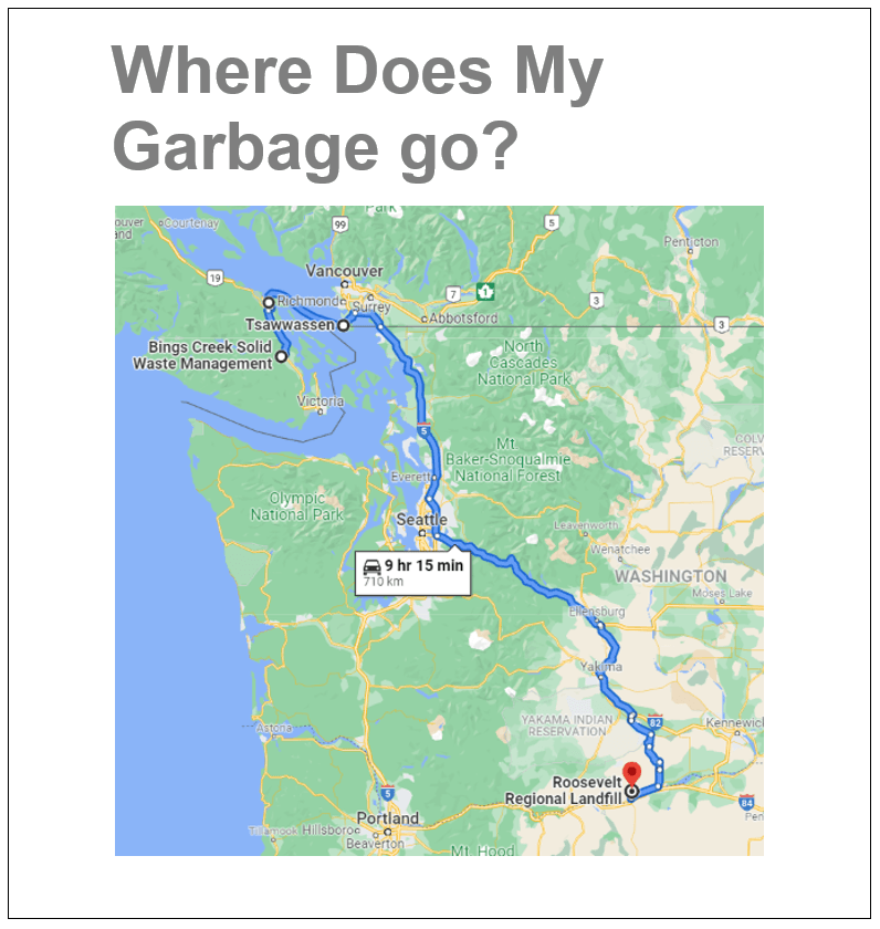 garbage journey button