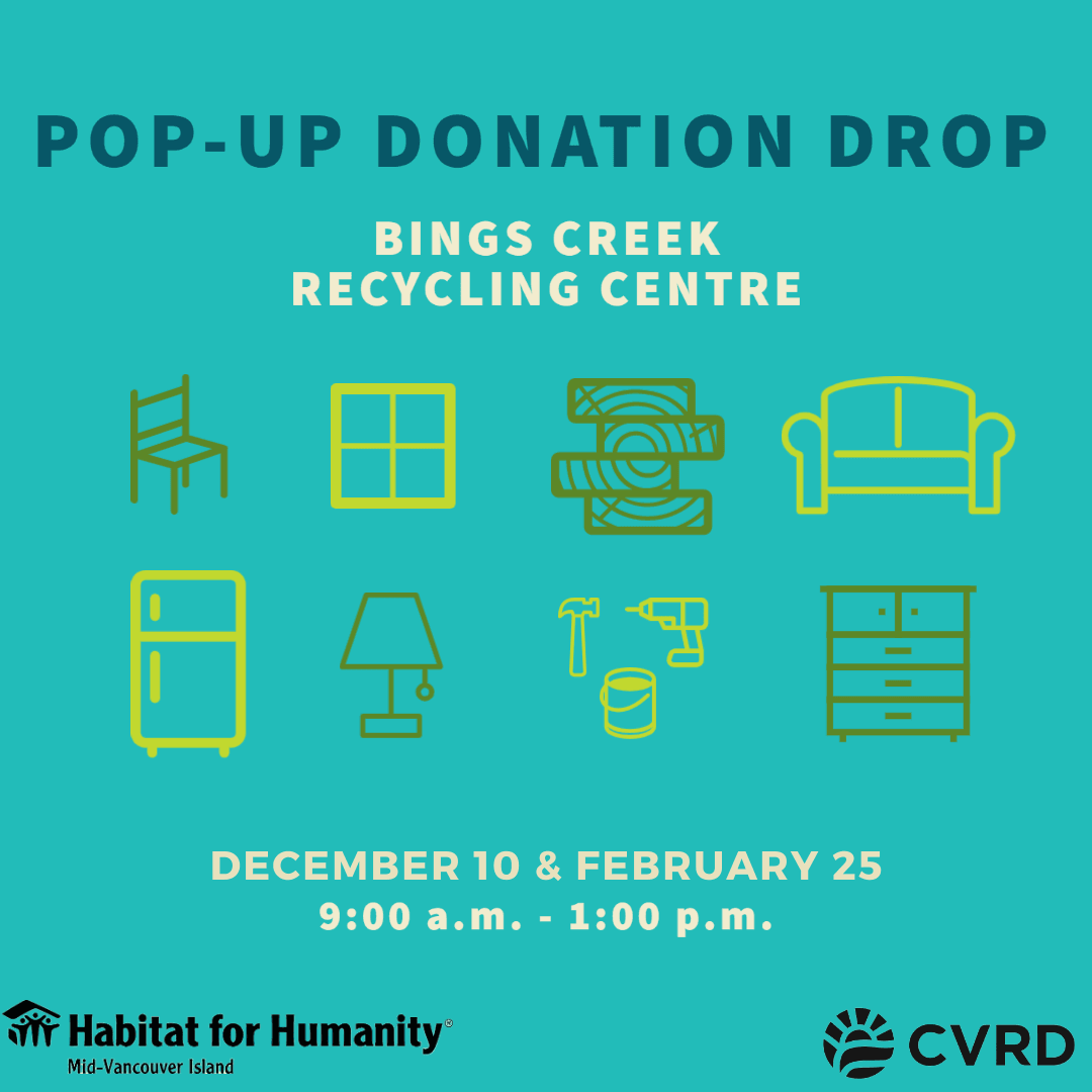 Pop-Up Donation Drop Signage Feb