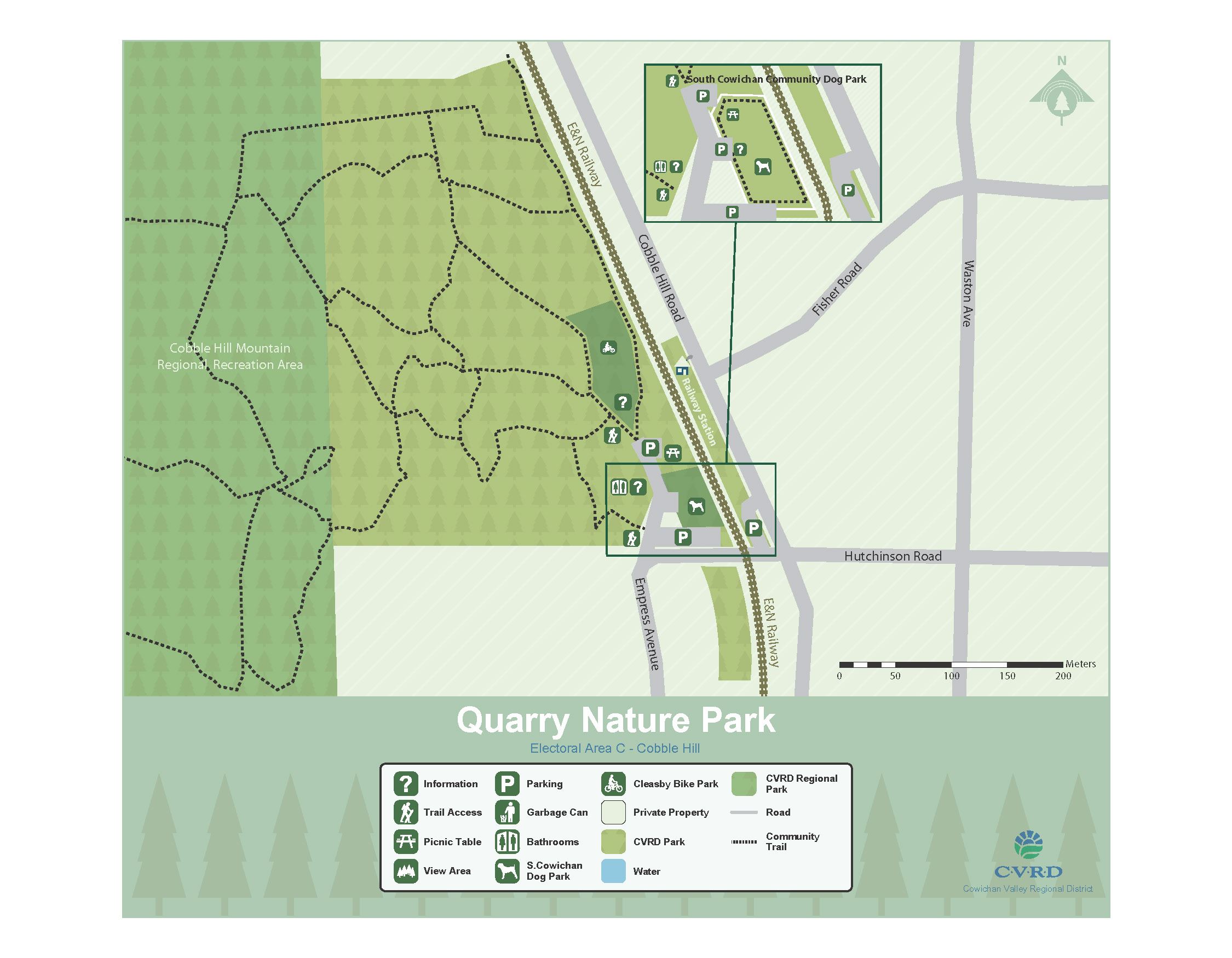 Quarry Nature Park map