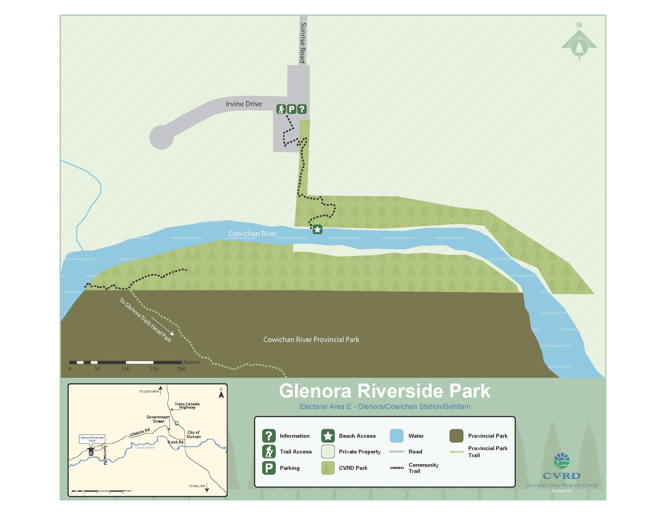 Glenora Riverside Park Map