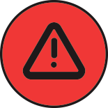 Icon showing Emergency Red status, click for more information.