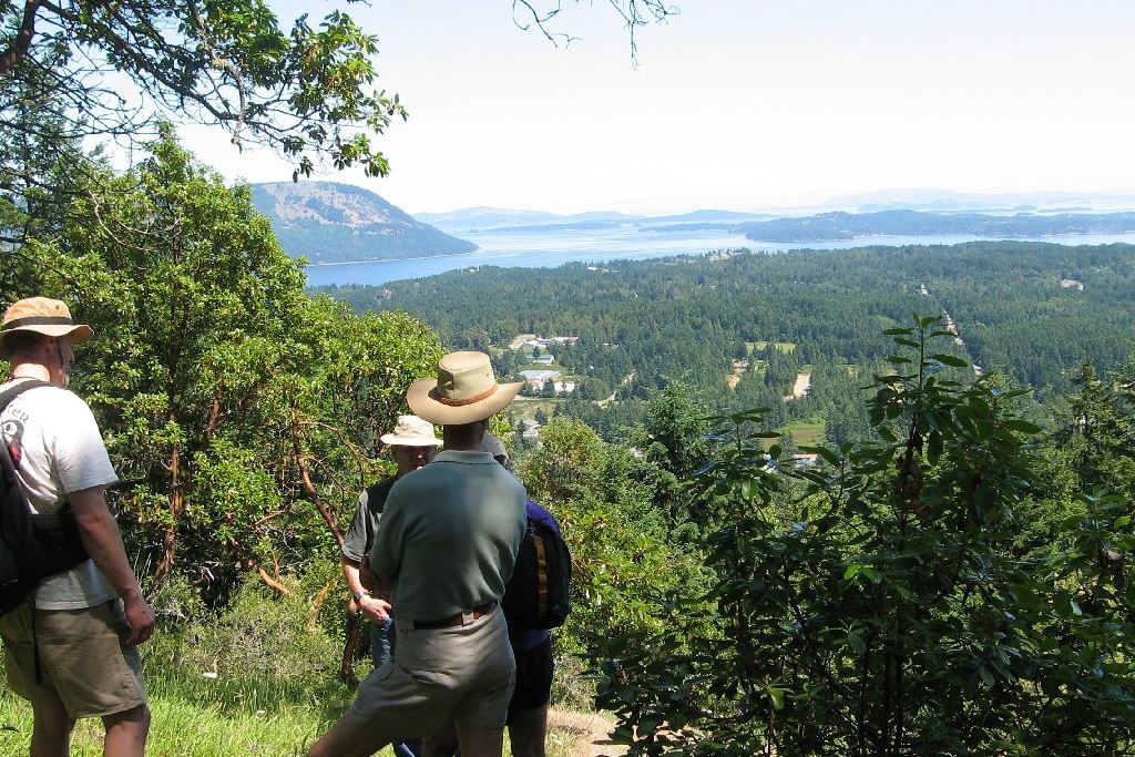Cobble Hill Mountain hikers