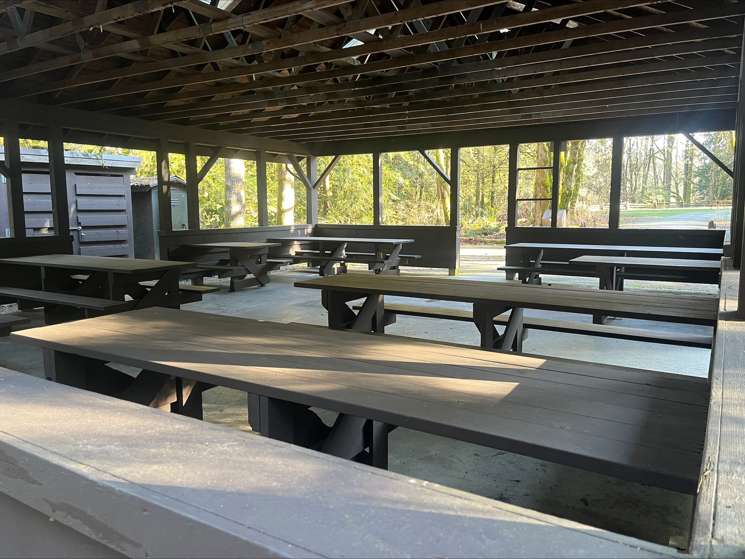 Bright Angel Park Lower Picnic Shelter Interior