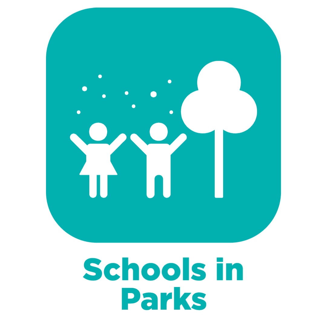 Clickable icon to visit Schools in Parks webpage Opens in new window